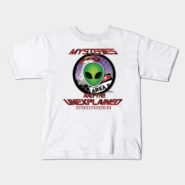 Mysteries and the Unexplained - Area 51 shirt! Kids T-Shirt by KenNapzok